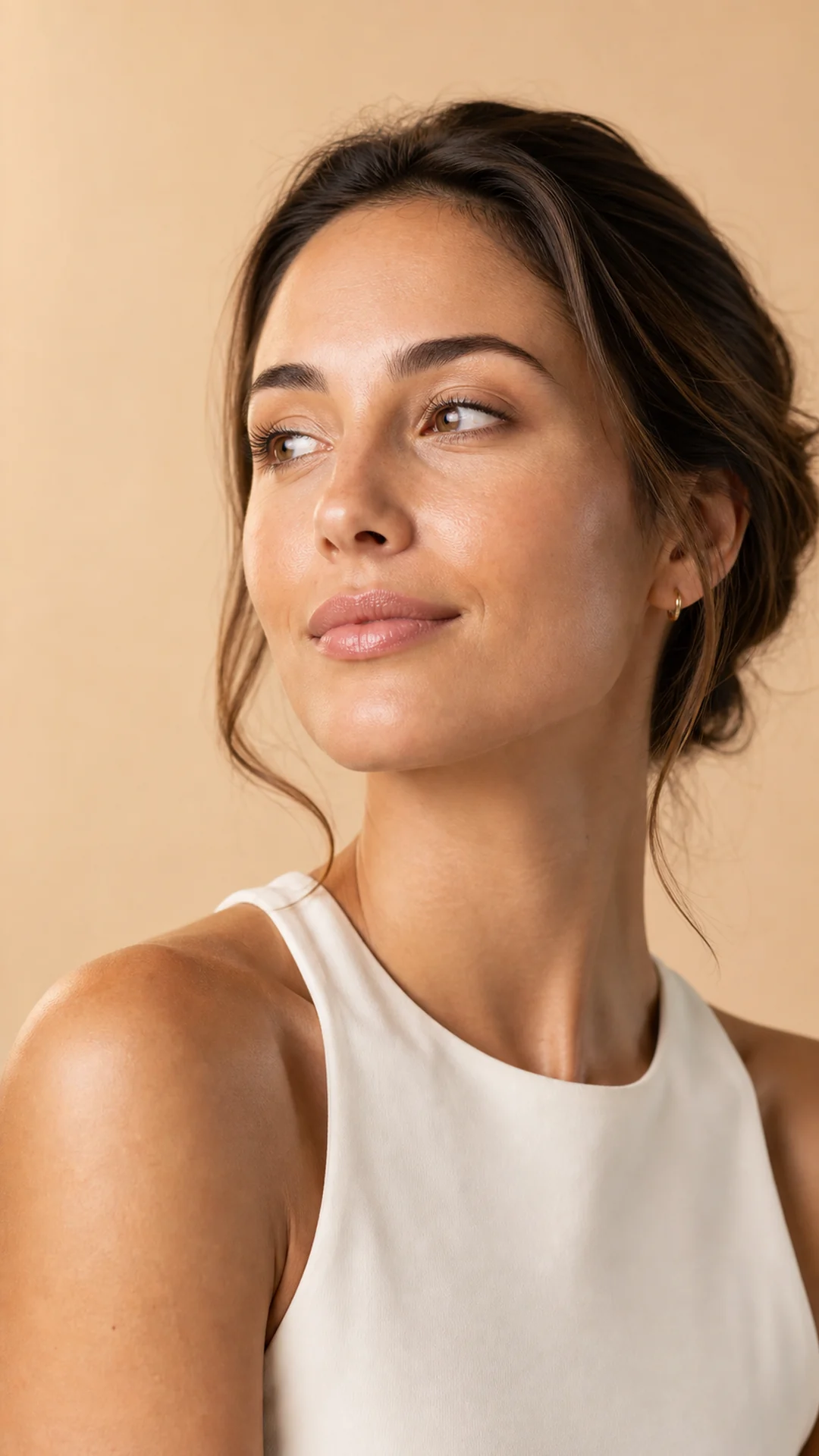 Natural confident woman for facelift results education